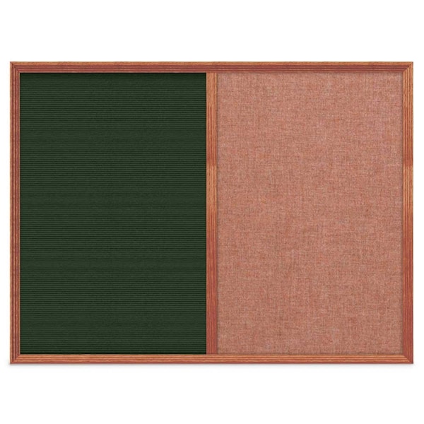 Slim Style Indoor Enclosed Corkboard, 12